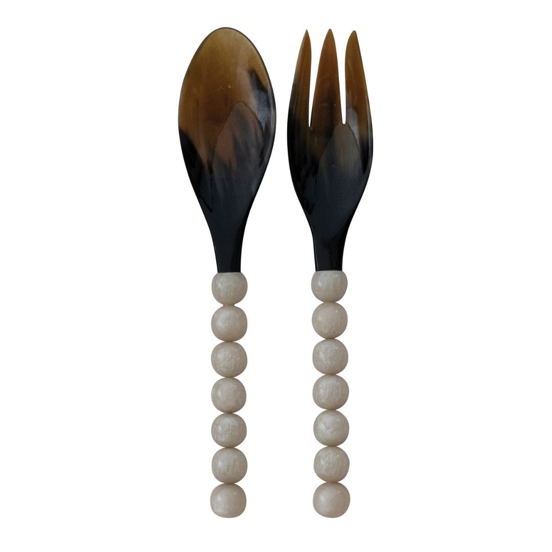 Horn Salad Servers
