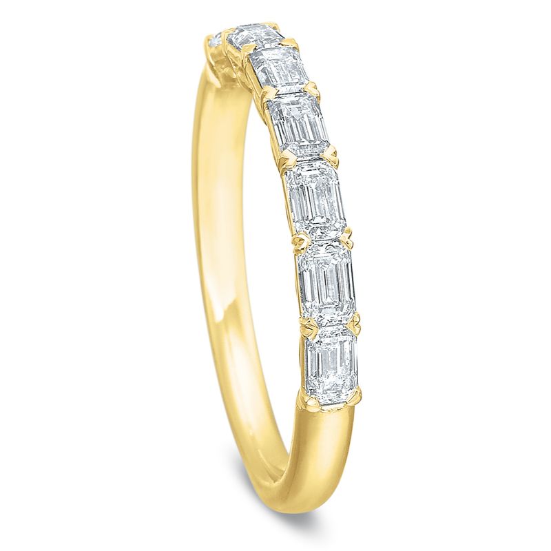 GA Petite Band EC Dia .8 CT, 14K YG