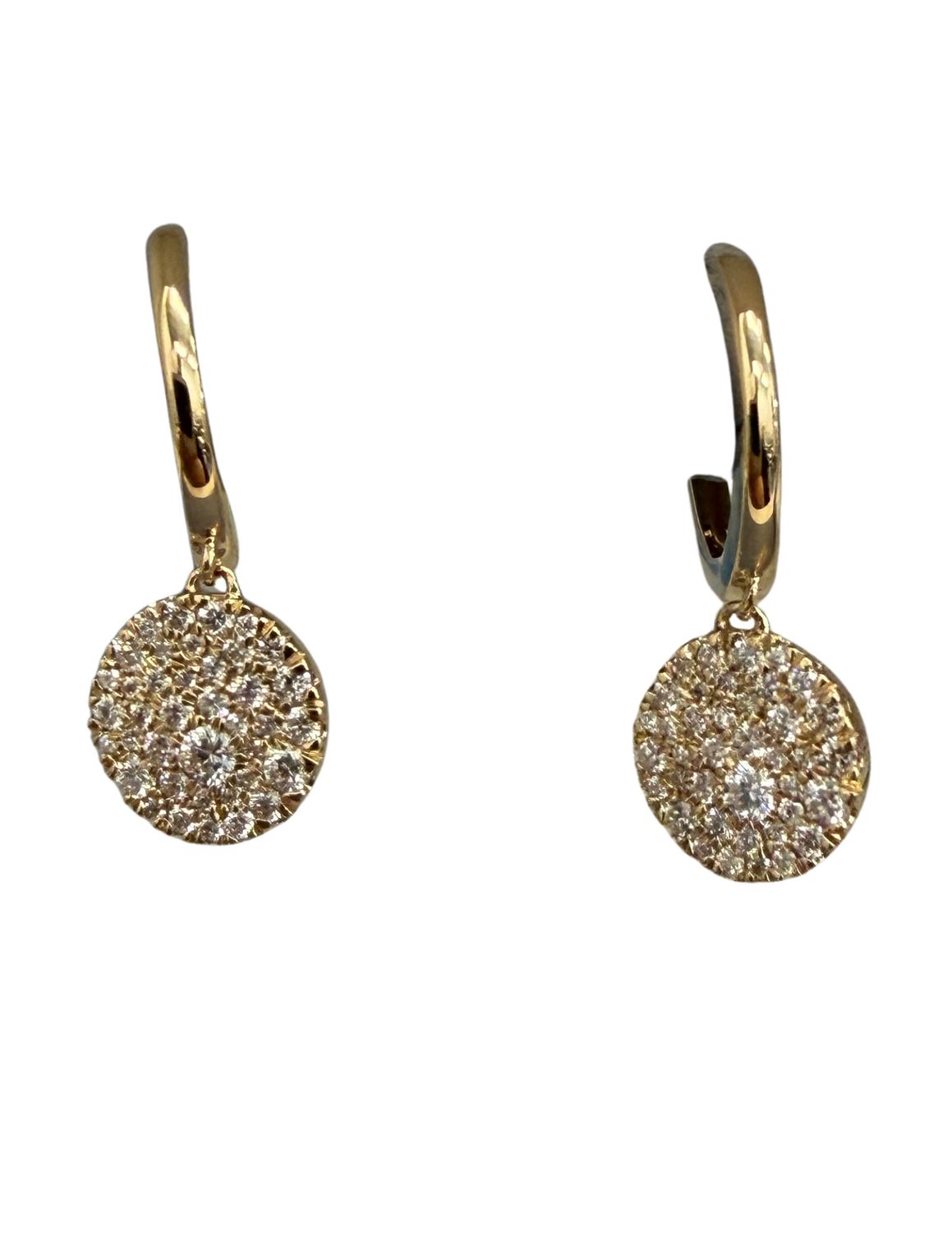 Earrings- Lauren Joy Drop Huggies YG