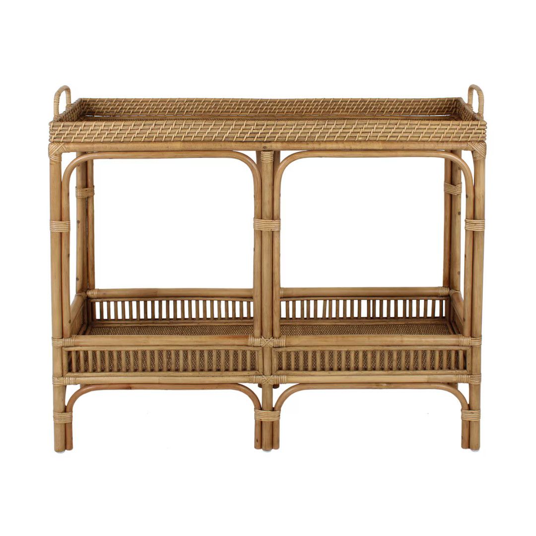 Rattan Console Table