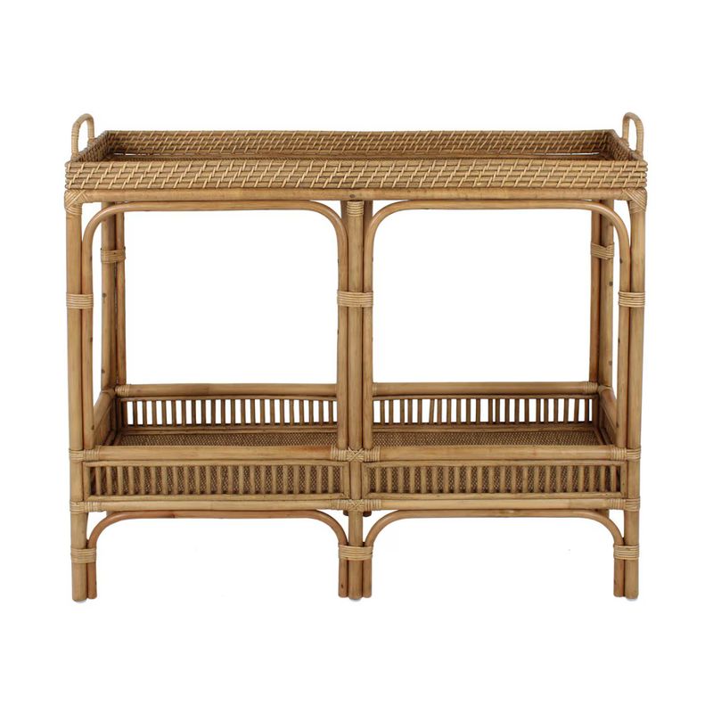Rattan Console Table