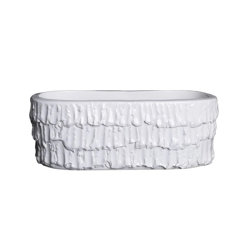 Fringe Planter, Oval 15x6x6