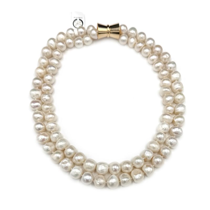 White Bam Bam Double Strand