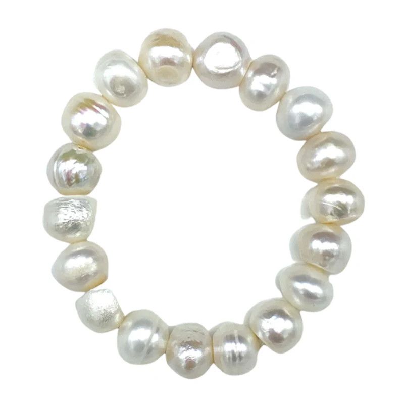 White Bam Bam Stretch Bracelet