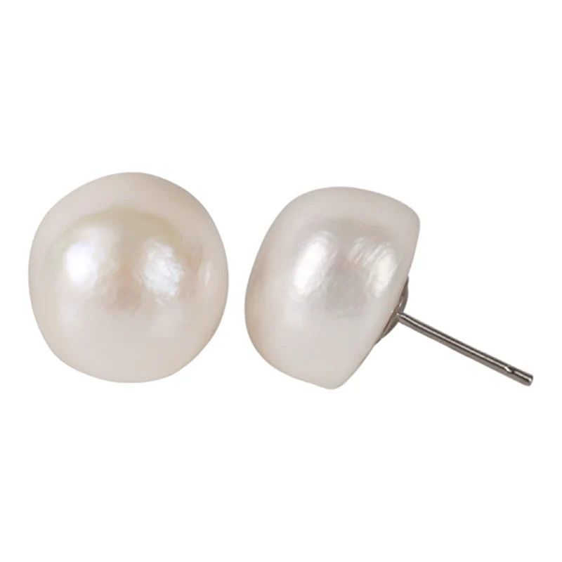 White Bam Bam Post Earrings