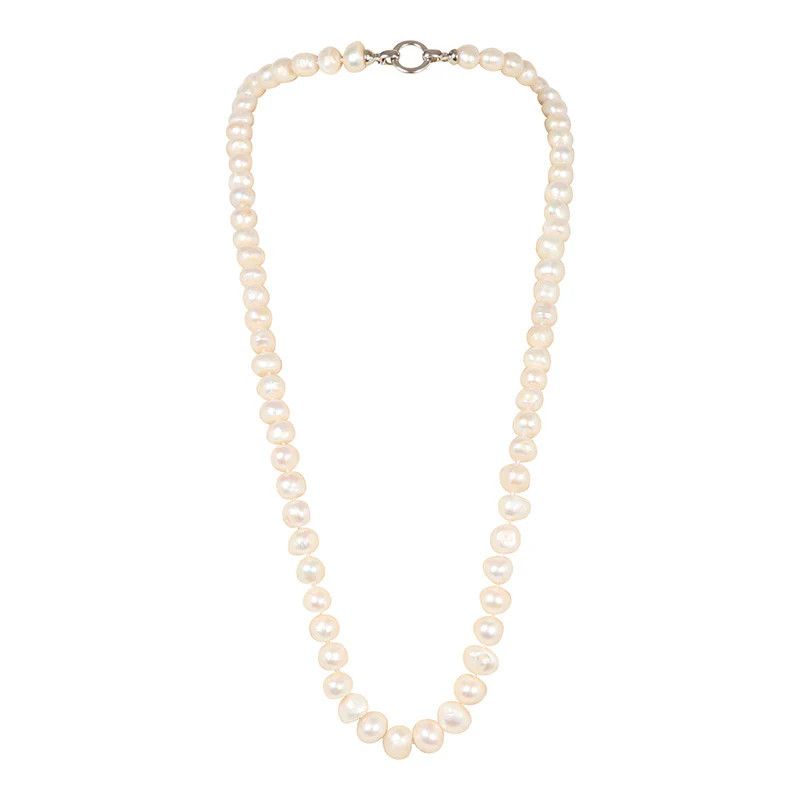 White Bam Bam Neck 34"