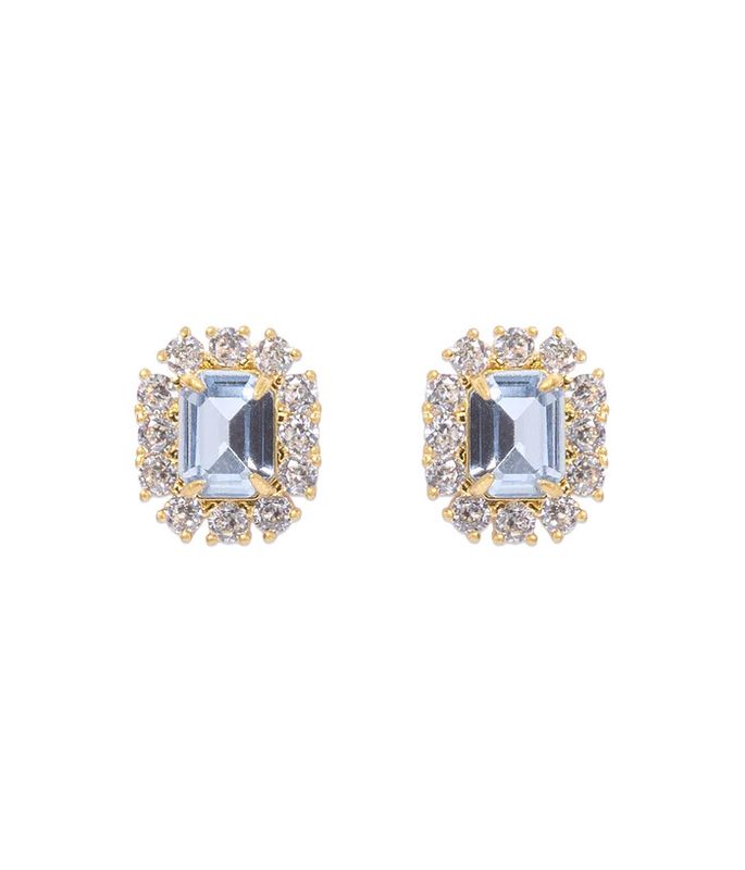 Tati Studs, Lt Sapphire