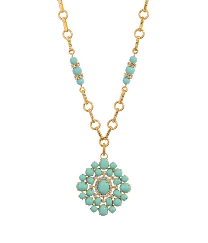 Marcella Necklace, Turq