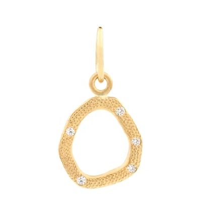 Charm- Delicate Open Stardust 18k