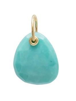 Charm- Small Trillion Turq 18k