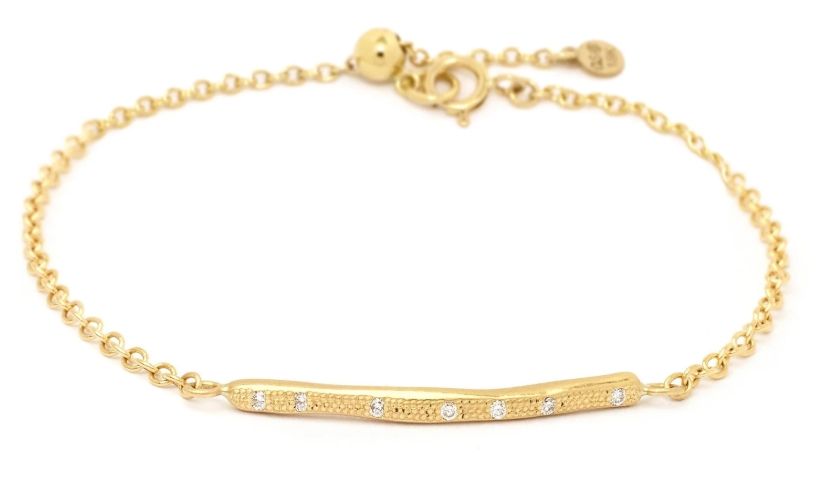 Bracelet- Textured Stick Stardust 18k