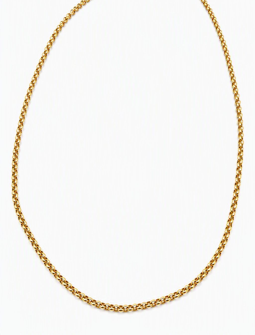 Necklace- Rolo Chain 18K, 20"