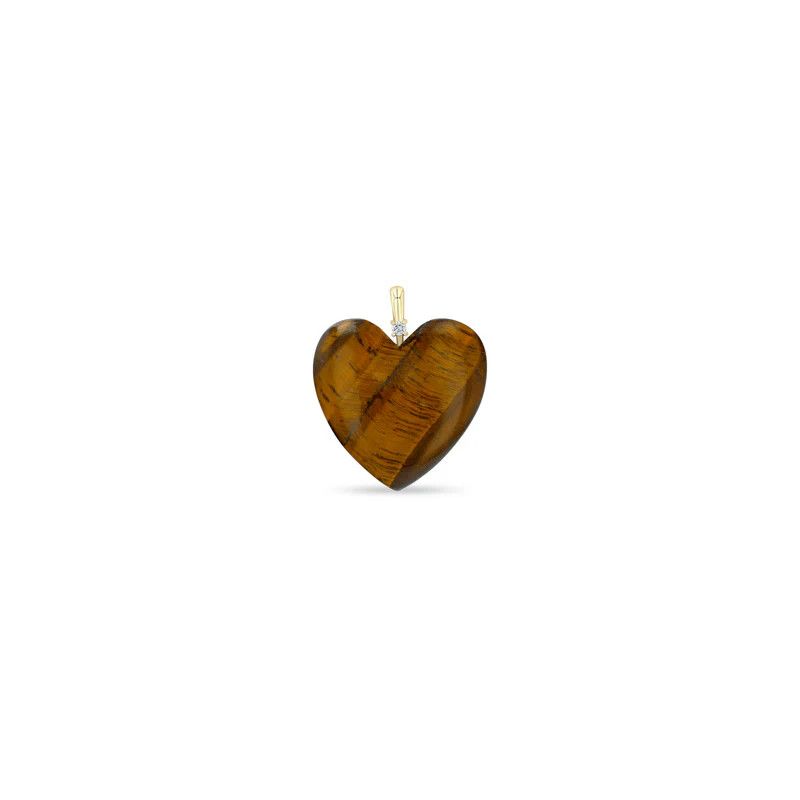Charm- Cat's Eye Heart