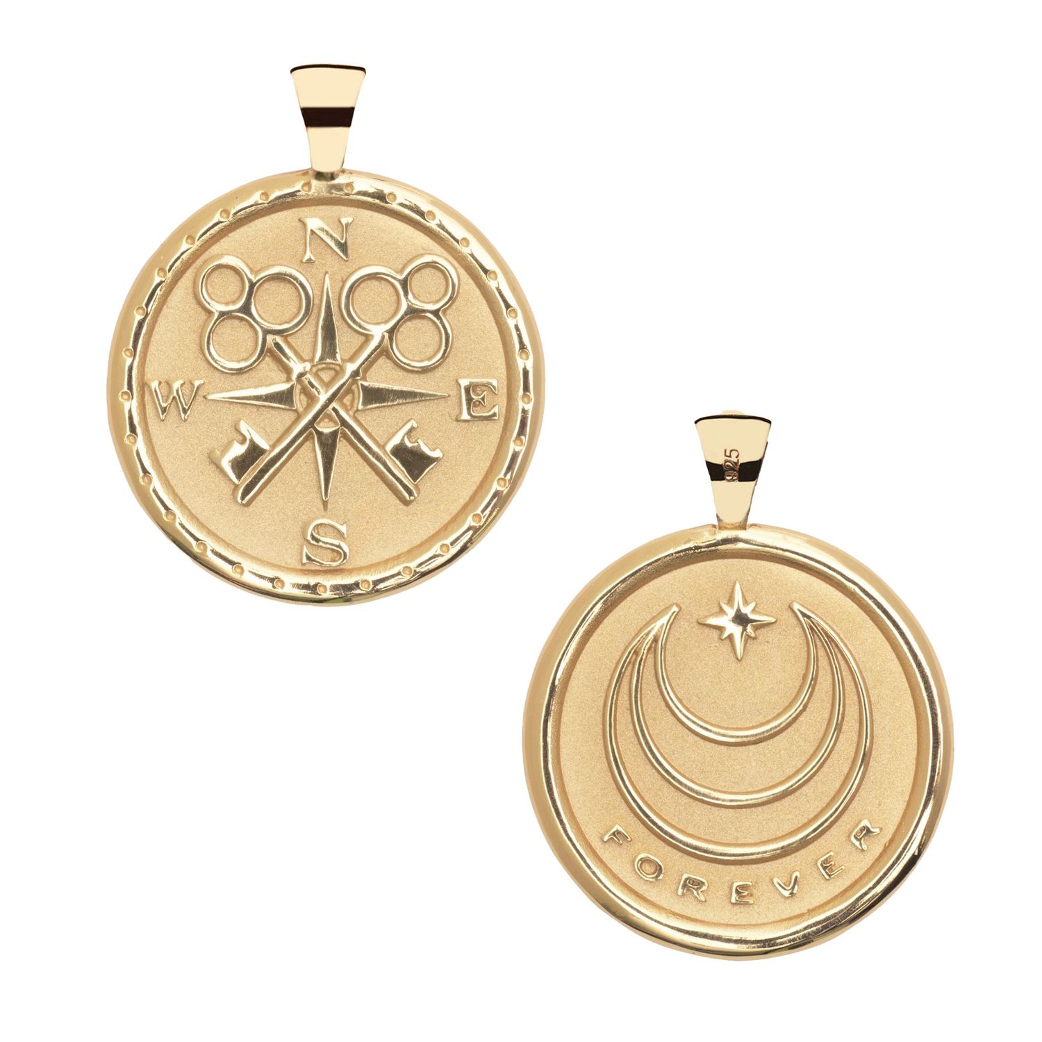 Original Coin, Link Chain-, Pattern: Forever