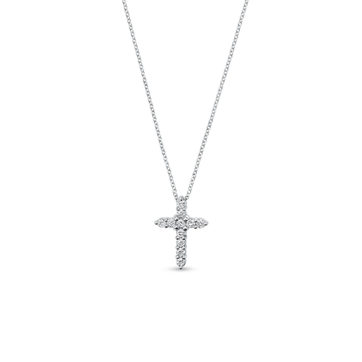 Tiffany Diamond Cross, WG, 16"