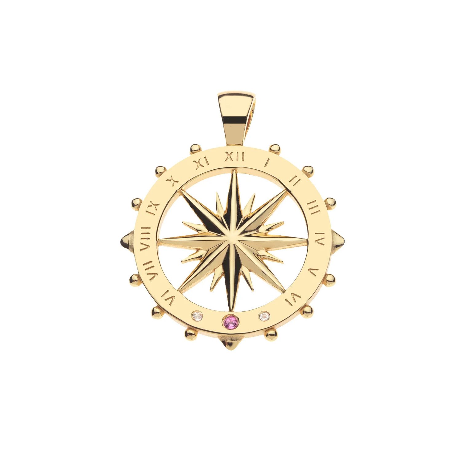 Pendant- Forever Sundial Cutout w. Rolo