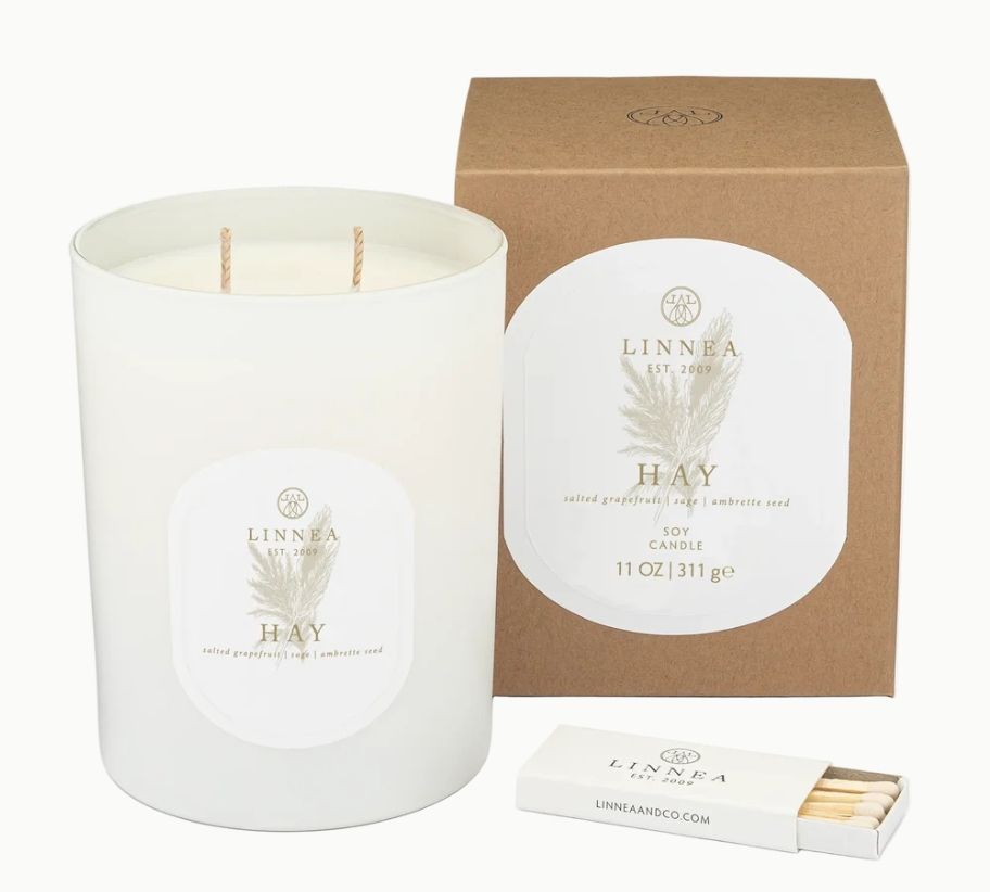 Linnea's Lights Candle- HAY