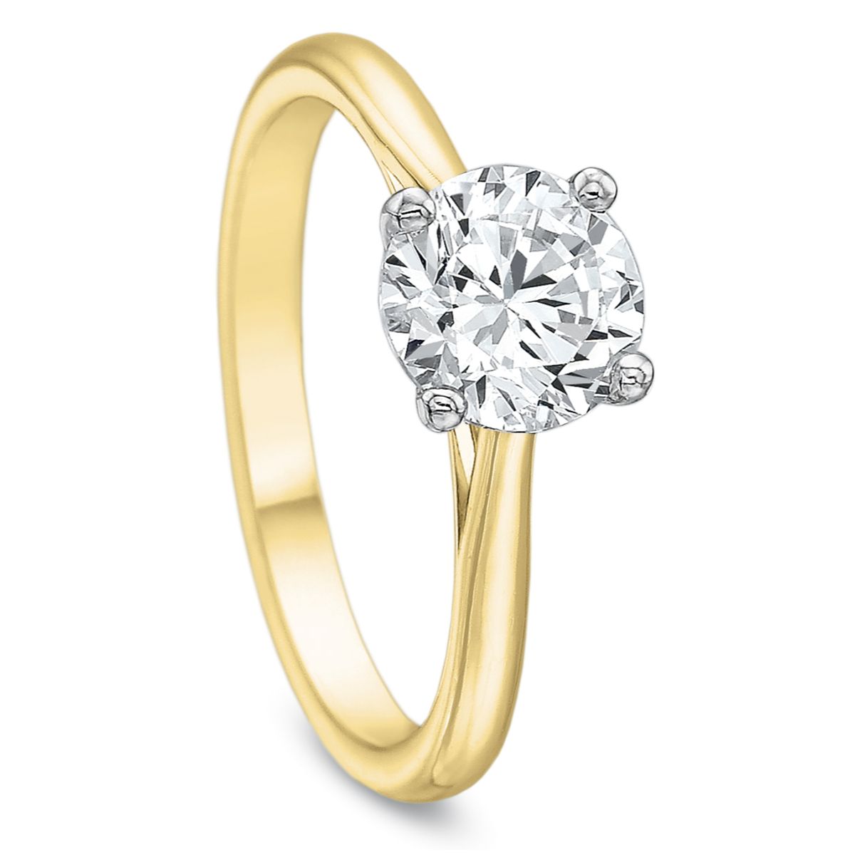 NA Solitaire 2.3mm, 1.5ct, RD, 18KY