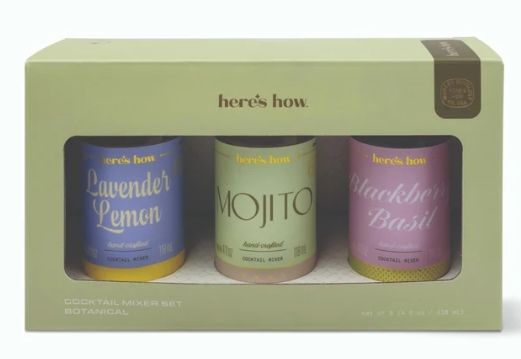 S/3 Mini Mixers-, Scent: Botanical