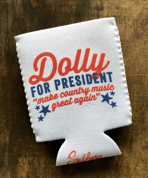 Coozie-, Pattern: Dolly for Pres