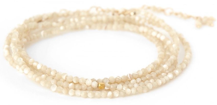 18k Wrap- White Mother of Pearl