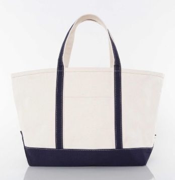Lg Classic Tote-, Color: Navy