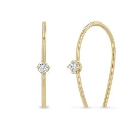 Earrings- diamond threader