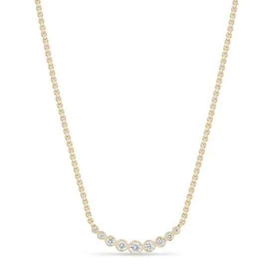 Necklace- Bezel set diamonds