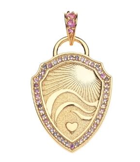 Pendant- Love- Courage- Strength Shield