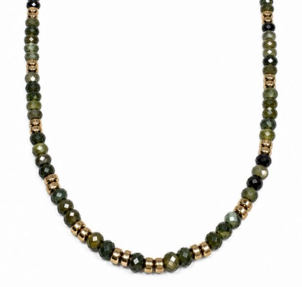 Necklace- Mini Tourmaline &amp; Pyrite