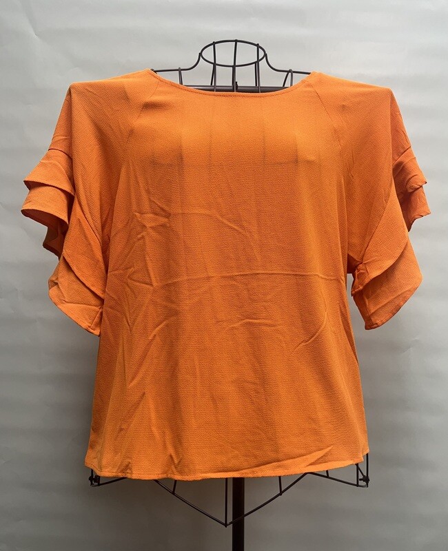 Umgee orange shirt, small