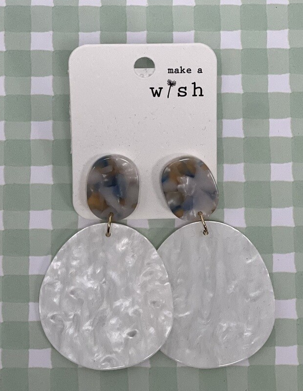 Tortoise Acetate Earrings