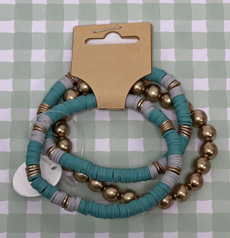 Teal Bracelet Set