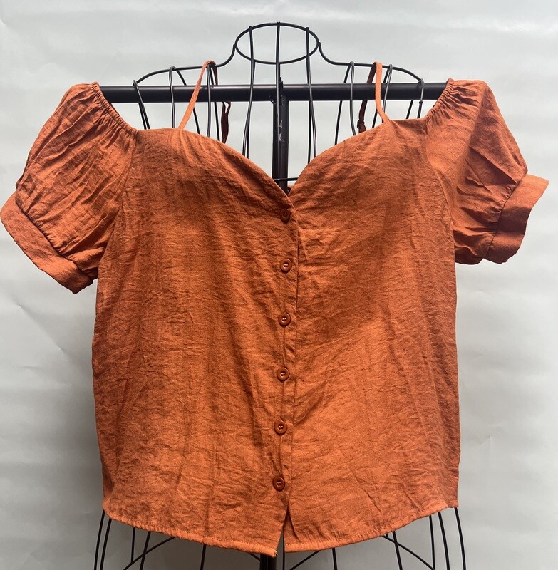 Shein Burnt Orange Top, XL