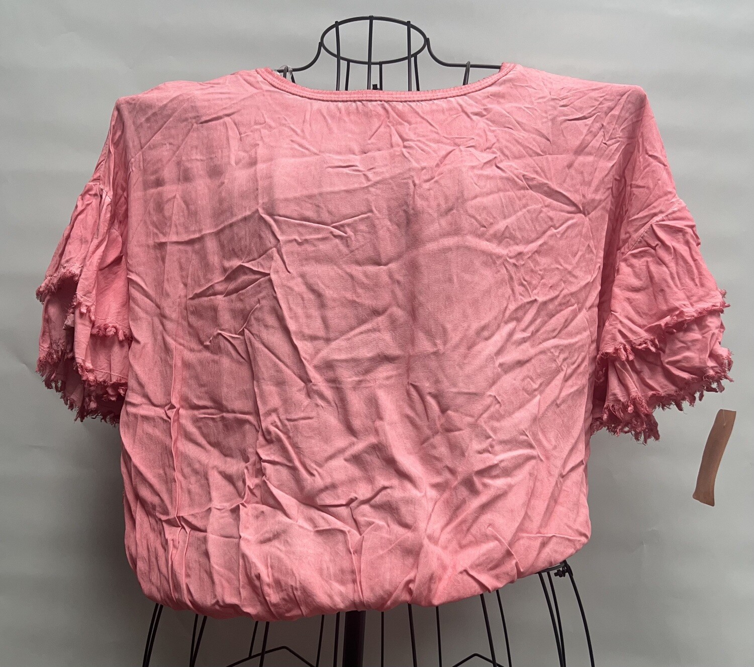 Umgee Pink S/S Shirt, Size small