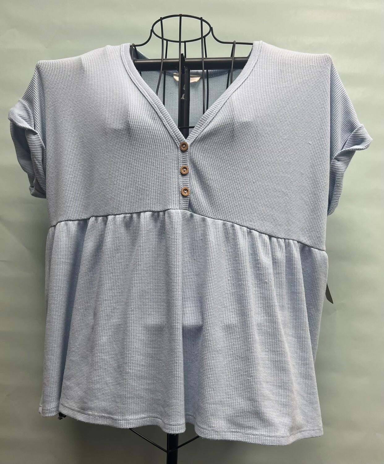 Entro Light Blue Top, Large