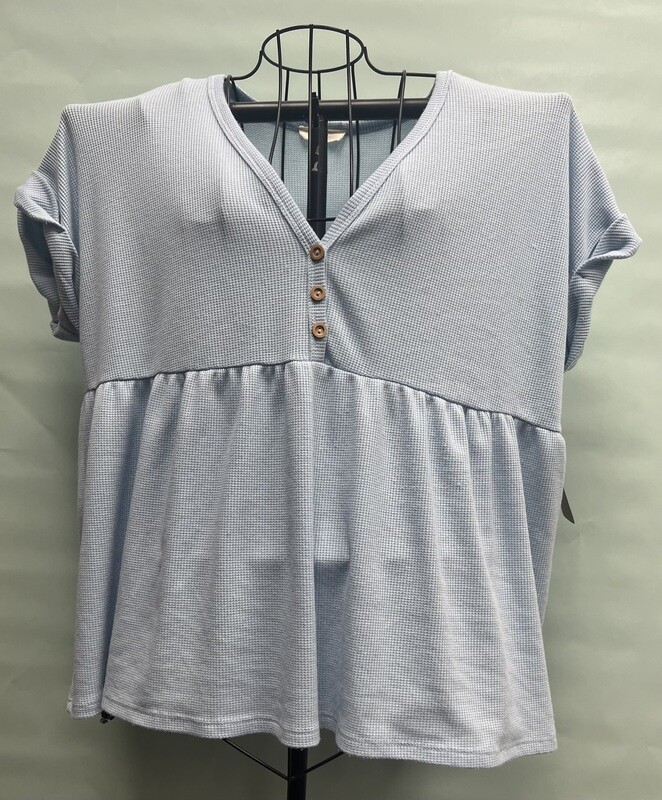 Entro Light Blue Top, Large