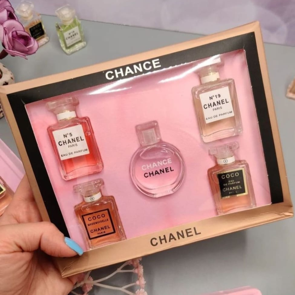 Set of 5 channel perfumes