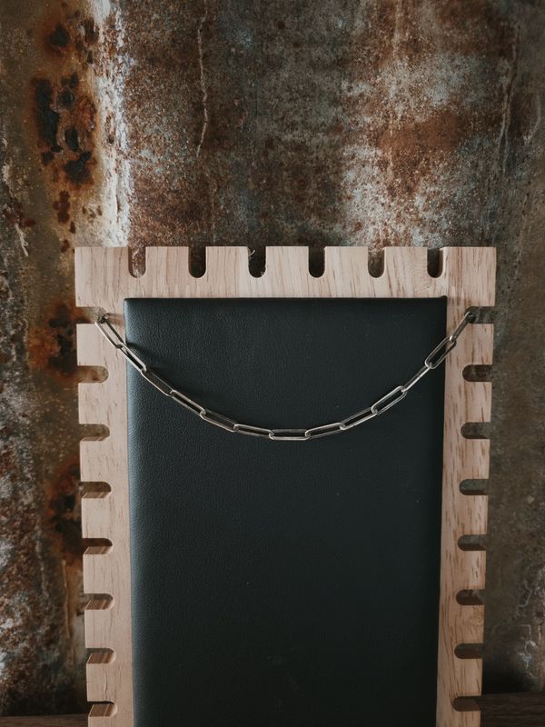 PAPERCLIP choker (large chain)