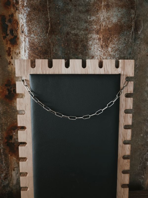 PAPERCLIP choker (small, darkened)