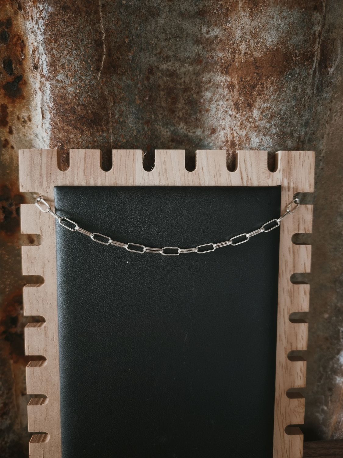 PAPER CLIP choker (small, silver)