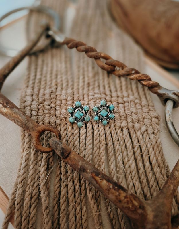 MARY JANE earrings (Turquoise)