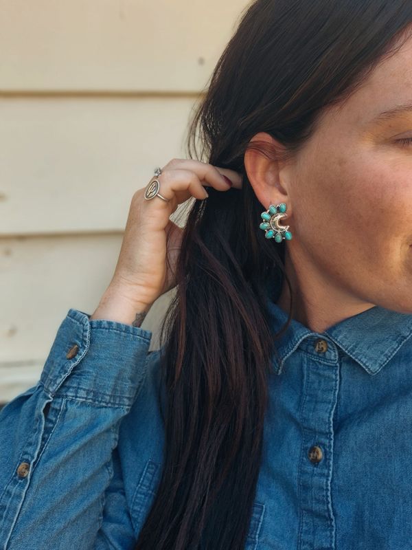 JOLENE moon studs JOLENE moon studs