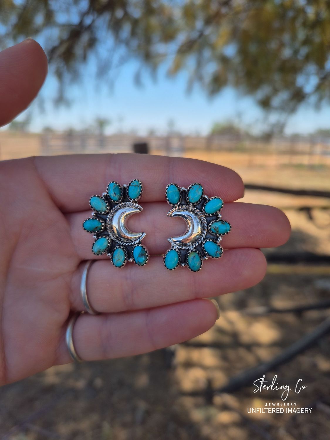 JOLENE moon studs