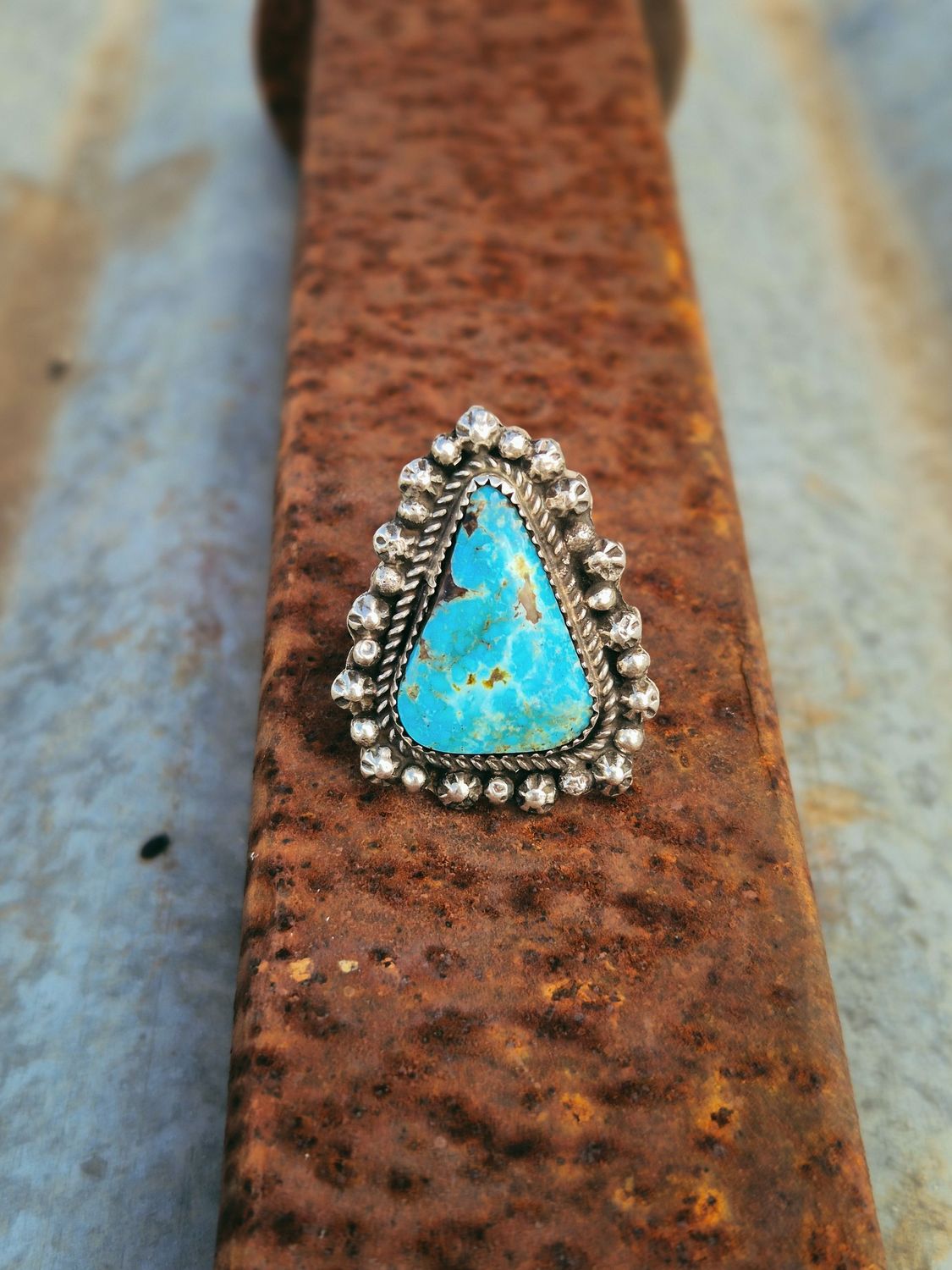 DAVID MORRIS Sierra Bella Turquoise ring (7.5)