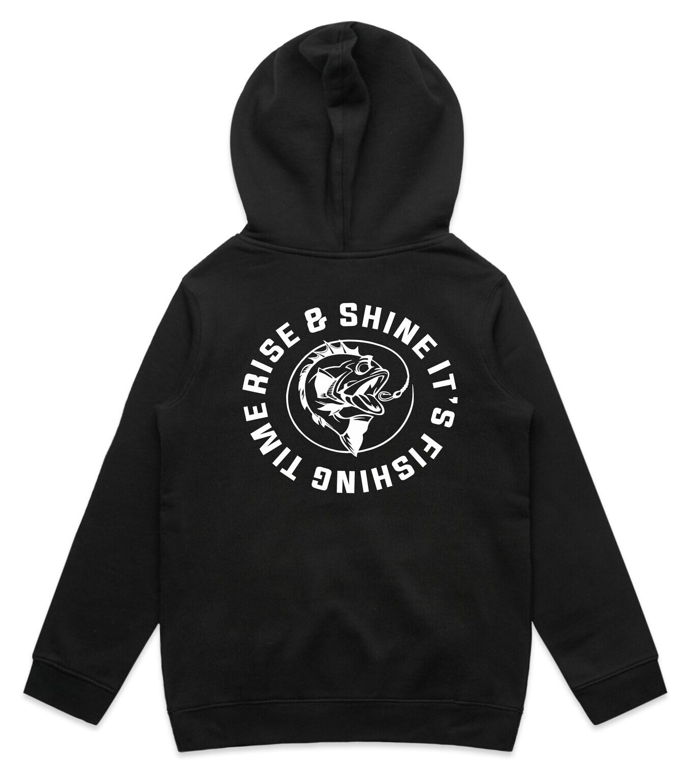 Kids Rise &amp; Shine its Fishing Time Hoodie