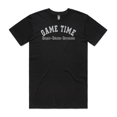 Game Time HeavyWeight Tee- Discipline  Dedication  Determ