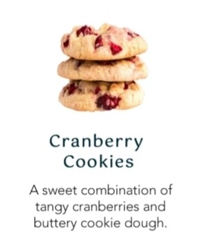Cranberry cookies