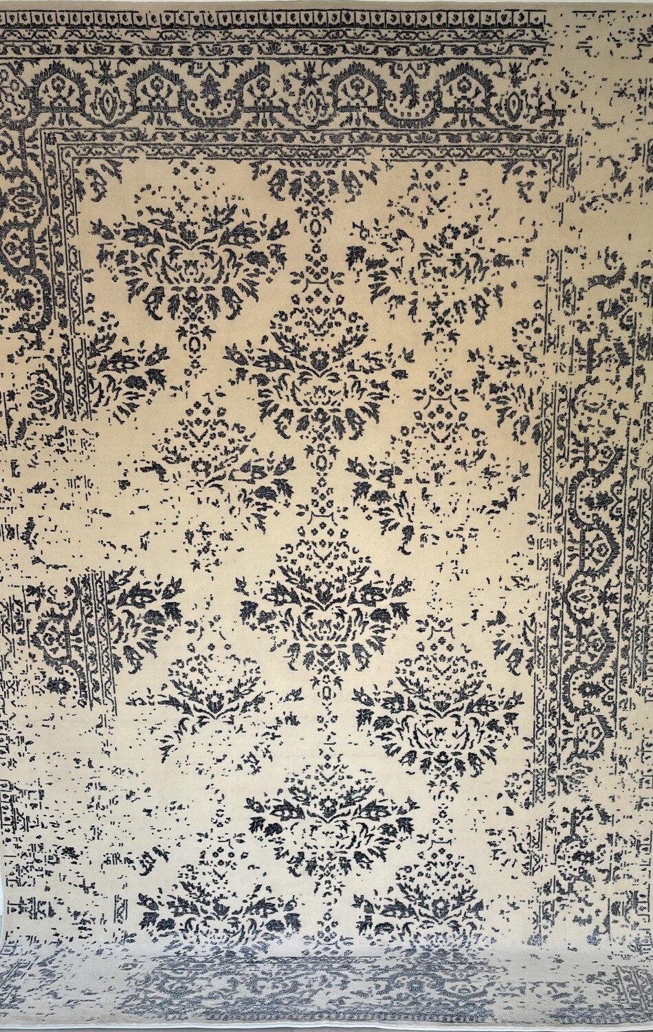 Designteppich Indien echt handgeknüpft
