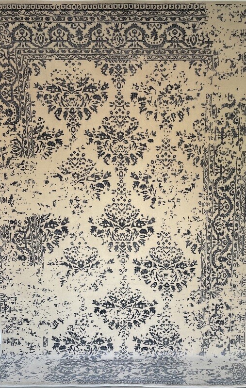 Designteppich Indien echt handgeknüpft